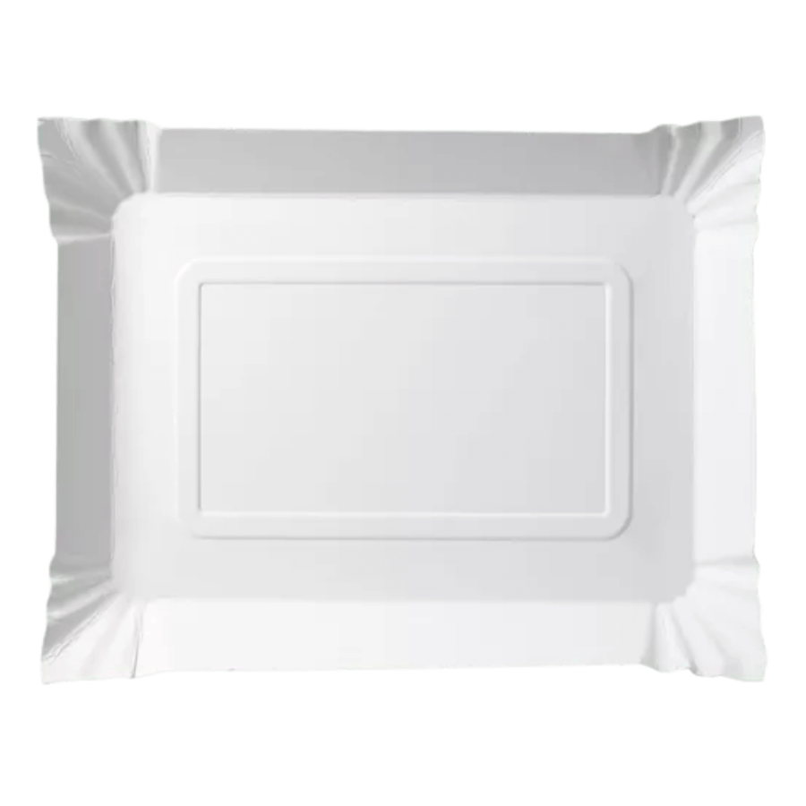 Tacka papierowa prostokątna biała, 20 x 25 cm - 250 szt.