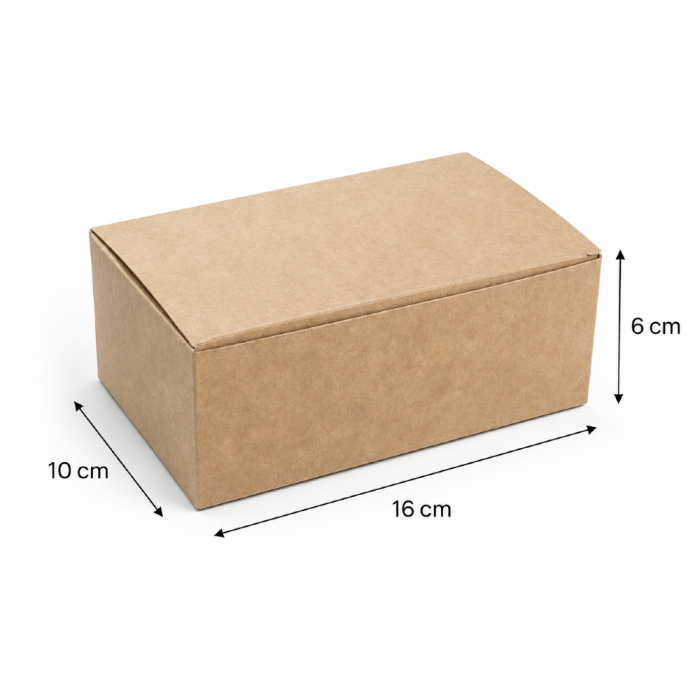 Kartonik mały 16 cm x 10 cm x 6 cm - 100 sztuk