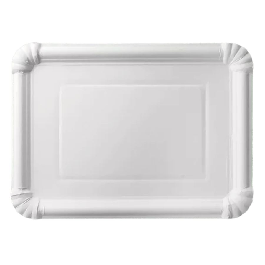 Tacka papierowa prostokątna biała, 21 x 29 cm - 125 szt.