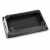 Pudełko do sushi z pokrywką rPET 24 cm x 13,7 cm x 4,5 cm - 50 sztuk