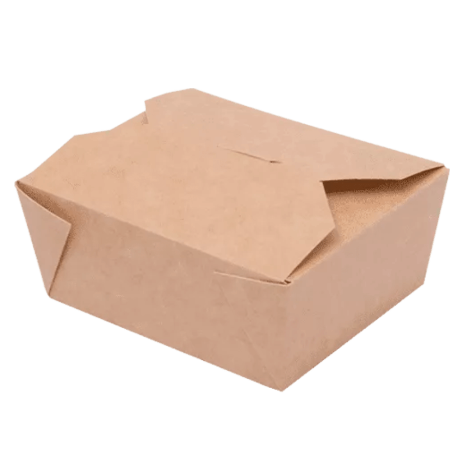 Lunch Box brązowy KRAFT 500 ml, 11 x 9 x 5 cm - 50 szt.