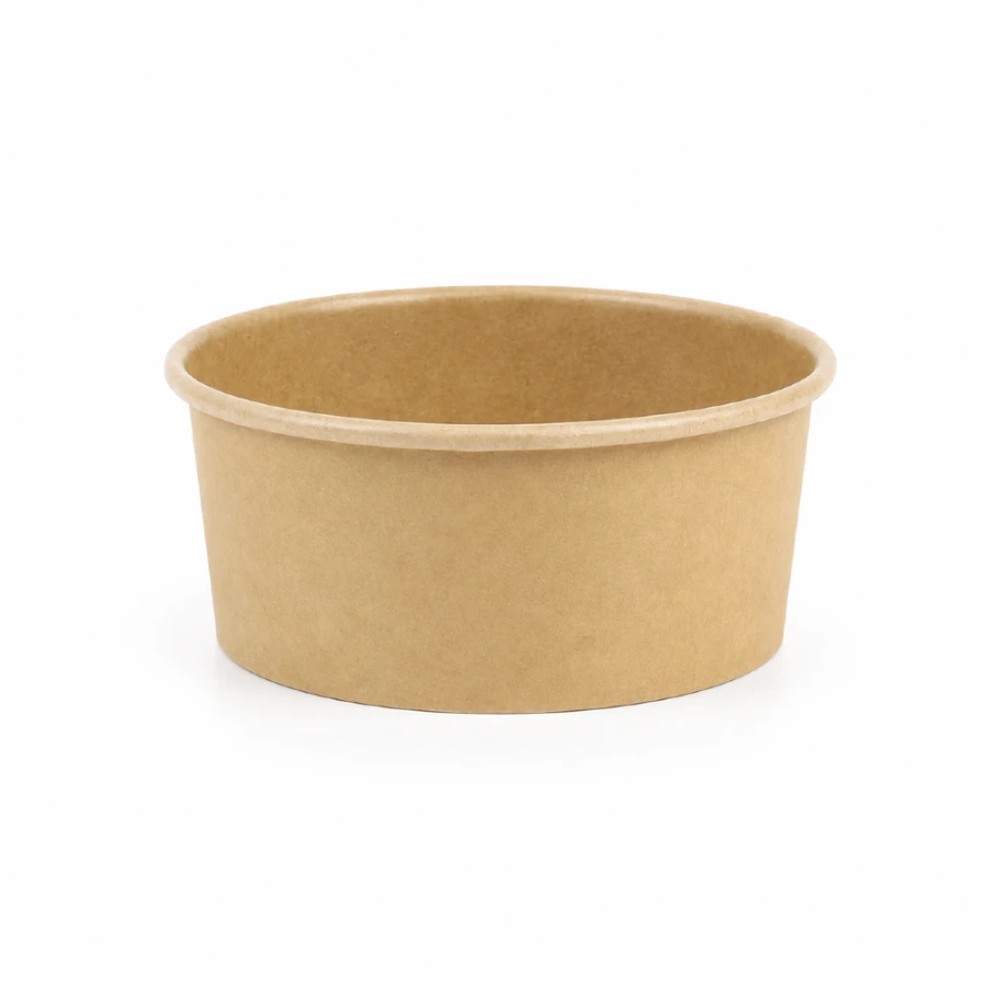 Miska papierowa na zupy i sałatki, fi 120 mm, 320 ml - 50 sztuk