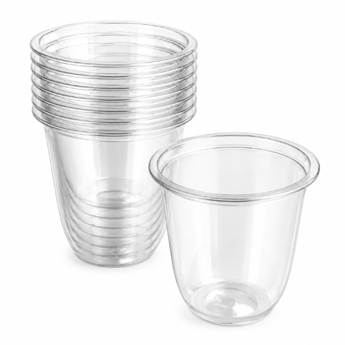 Pojemnik fi 76 mm 160 ml, rPET - 50 szt.