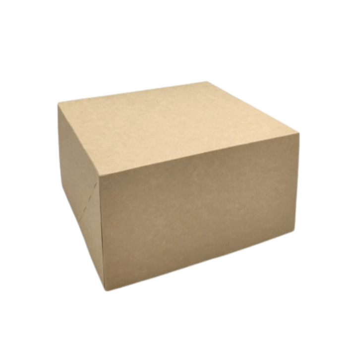 Pudełko na tort kraft 22 cm x 22 cm x 12,5 cm 50 sztuk