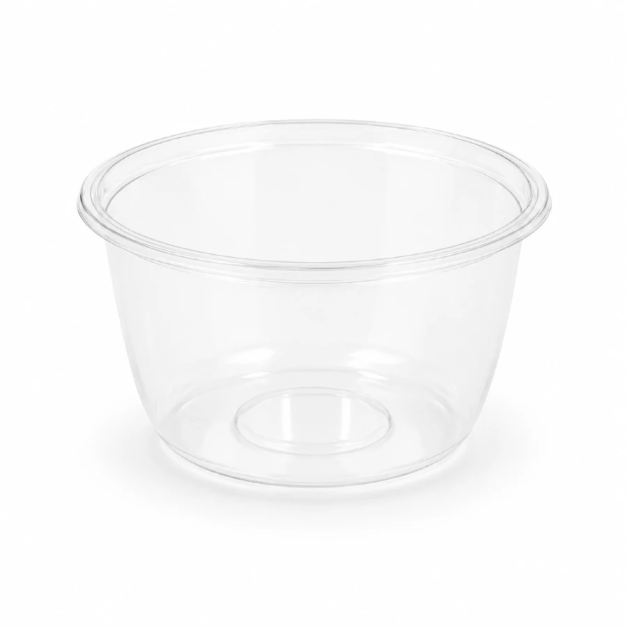 Pojemnik sałatkowy PET/TR, 400 ml, fi 117mm - 50 sztuk