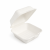 Opakowanie z trzciny cukrowej z pokrywką burger box 15,2 cm x 15,2 cm x 7,5 cm - 50 sztuk