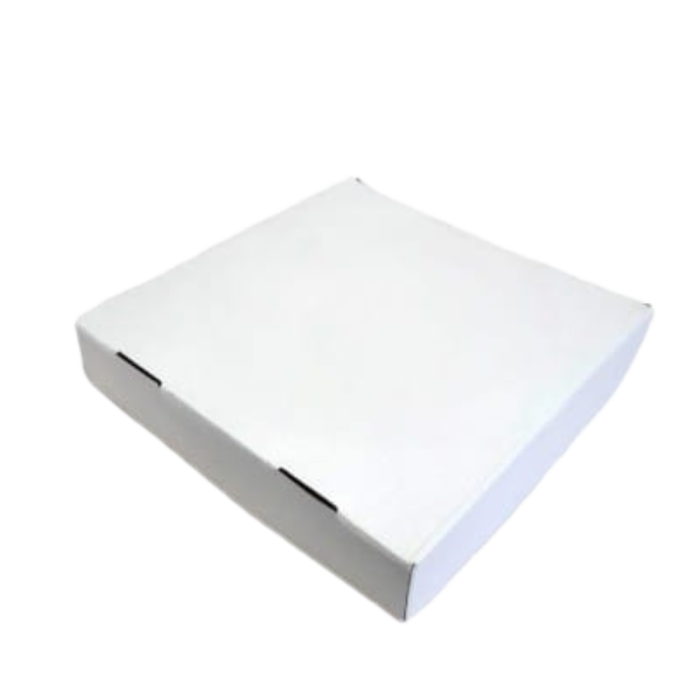 Pudełko na tartę 31 cm x 31 cm x 8 cm białe - 20 sztuk