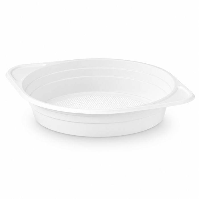Miska, flaczarka 350 ml z PP, biała - 100 szt.