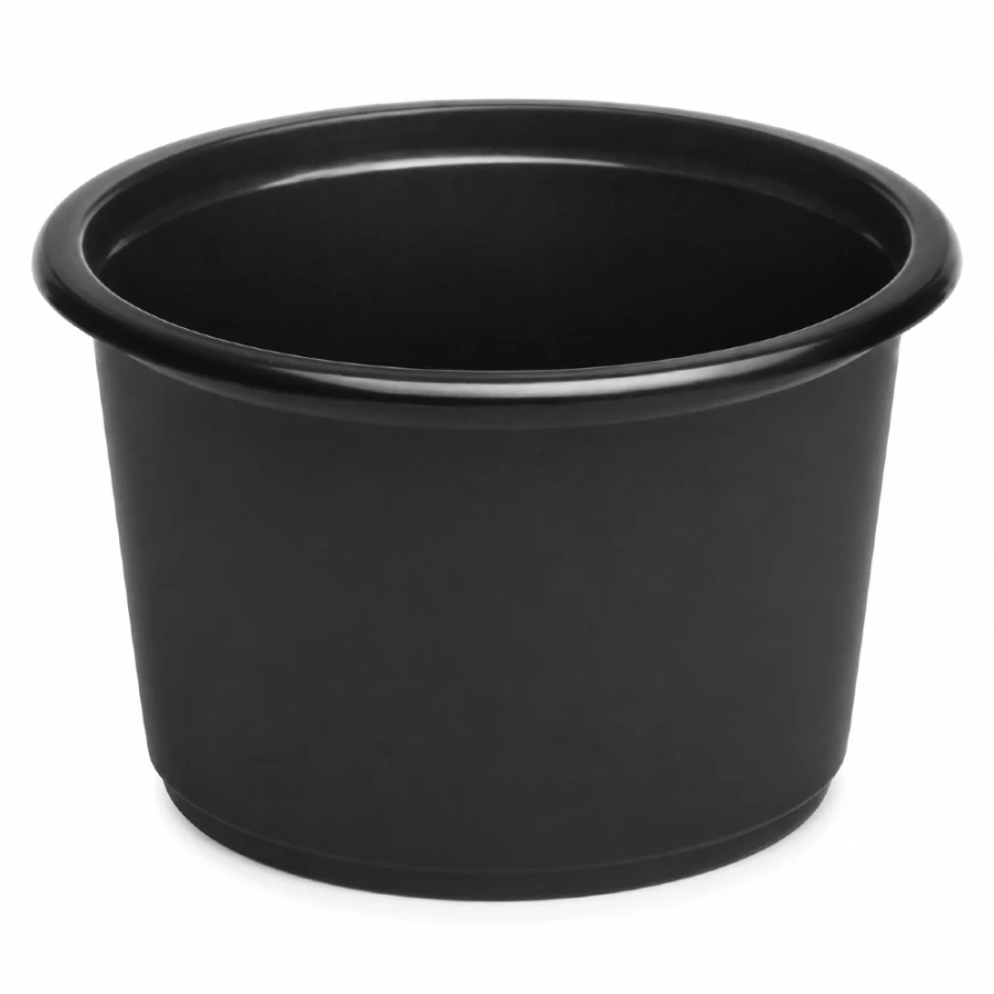 Pojemnik na zupę 500 ml PP, czarny - 50 szt.