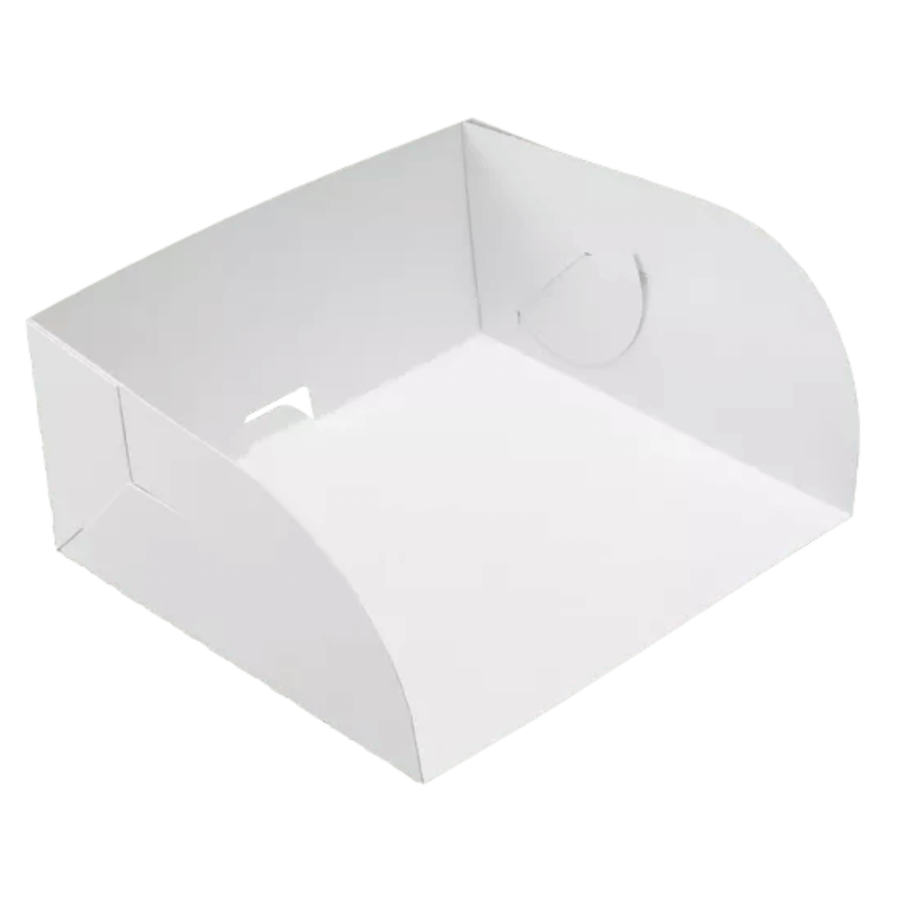 Kartonik do ciast i tortów szufelka biały, 13 x 12 x 6 cm - 100 szt.