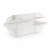 Opakowanie z trzciny cukrowej z pokrywką 1000 ml, 22,8 cm x 15,5 cm x 7,4 cm - 50 sztuk