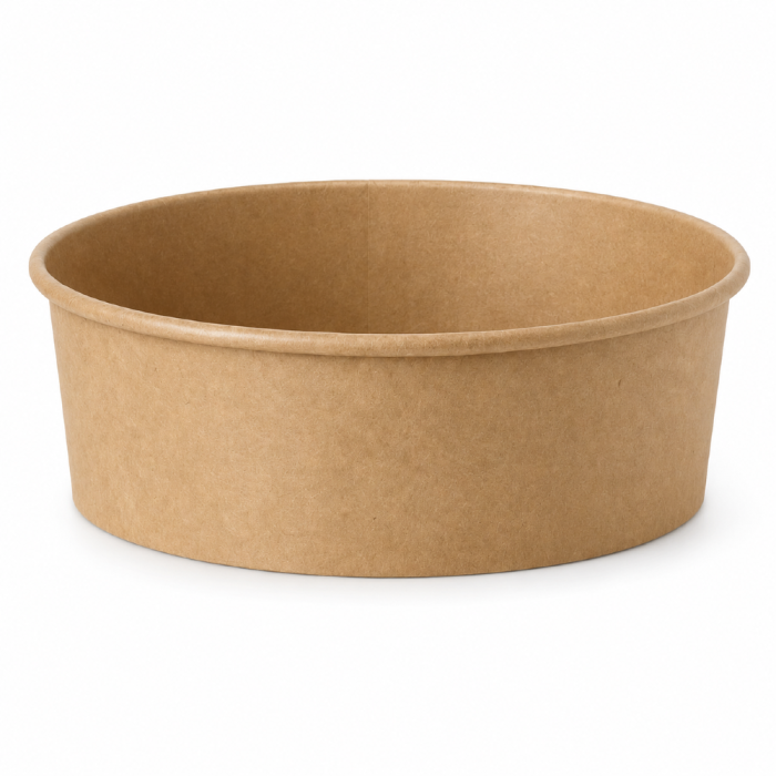 Pojemnik papierowy, okrągły, fi 184 mm, 1100 ml - 50 sztuk