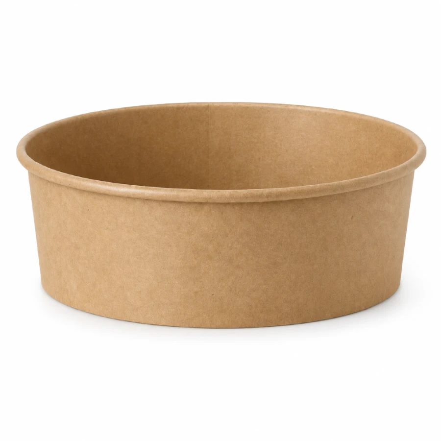 Pojemnik papierowy, okrągły, fi 184 mm, 1100 ml - 50 sztuk