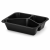 Pojemnik czarny T-3 do zgrzewu 227 x 178 x 50 mm - PREMIUM, PP - 50 szt.