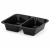 Pojemnik czarny T-2 do zgrzewu 227 x 178 x 50 mm - PREMIUM, PP - 50 szt.
