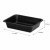 Pojemnik czarny T-1 do zgrzewu 227 x 178 x 50 mm - PREMIUM, PP - 50 szt.