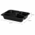 Pojemnik czarny T-3 do zgrzewu 227 x 178 x 40 mm - PREMIUM, PP - 50 szt.