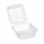 Opakowanie z trzciny cukrowej z pokrywką 15,5 cm x 15 cm x 7,5 cm - 50 sztuk