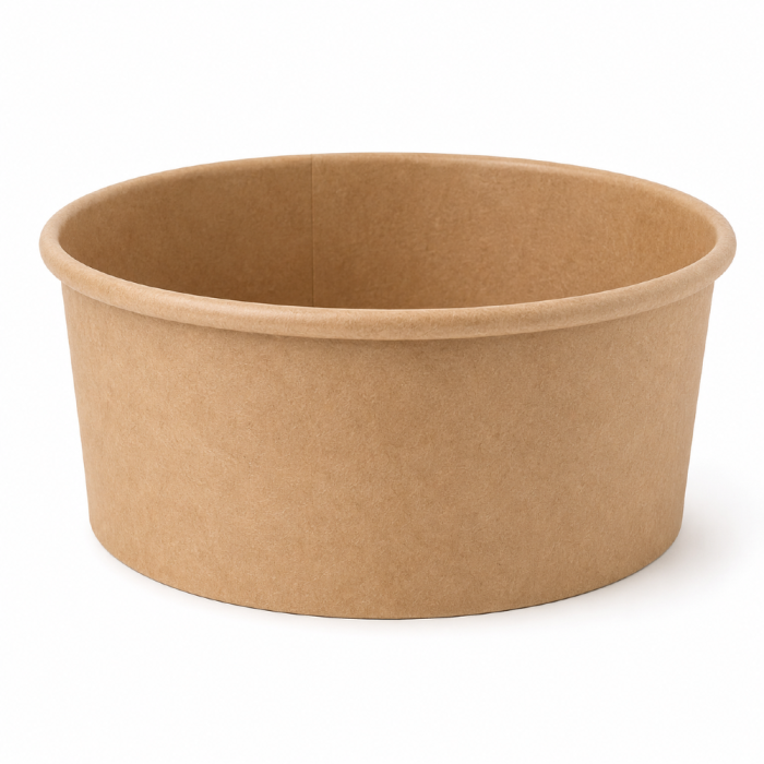 Pojemnik papierowy, okrągły, fi 184 mm, 1300 ml - 50 sztuk