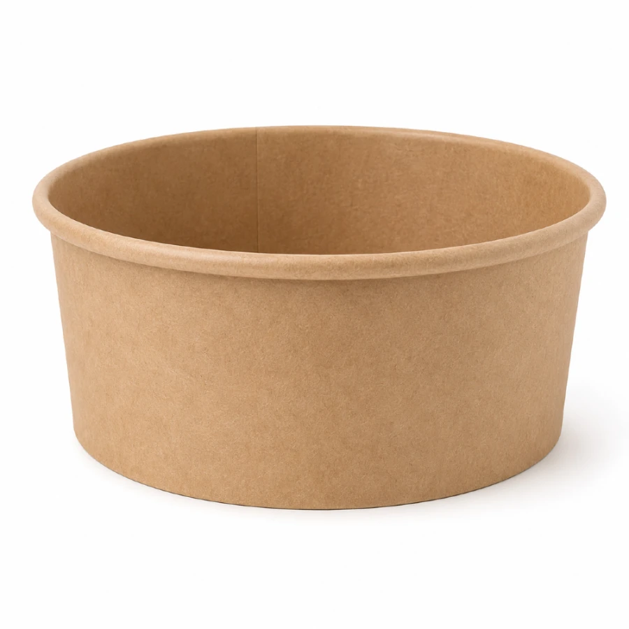 Pojemnik papierowy, okrągły, fi 184 mm, 1300 ml - 50 sztuk