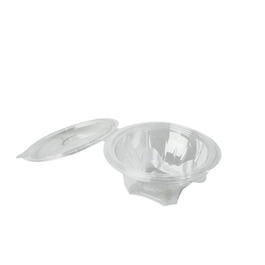 Pojemnik sałatkowy z pokrywka okrągły PET 500 ml - 50 sztuk
