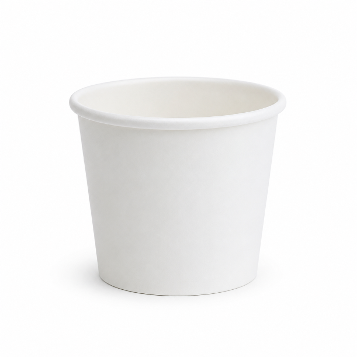 Pojemnik papierowy okrągły, fi 90 mm, 350 ml - 25 sztuk