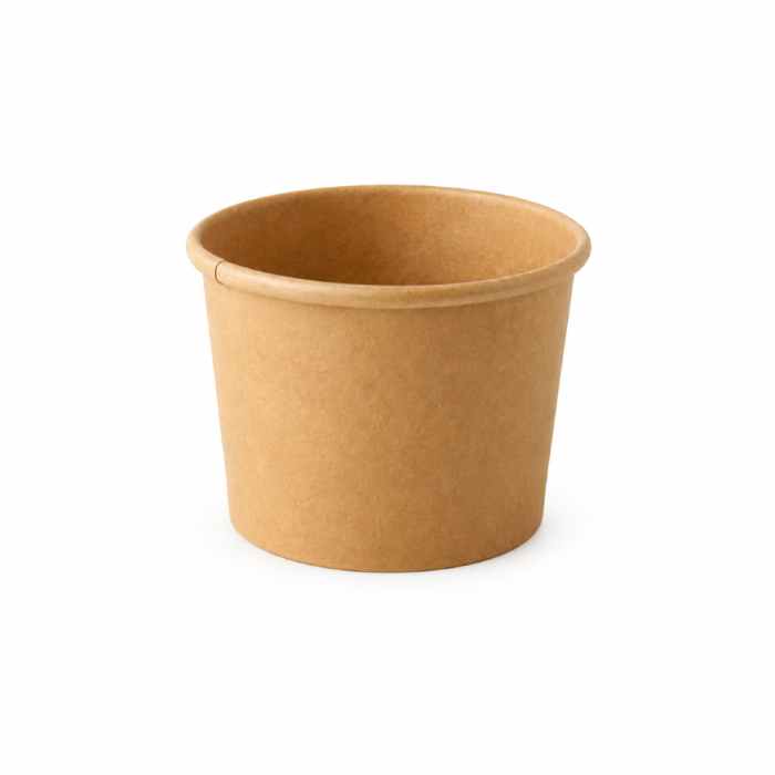 Pojemnik papierowy Kraft 60 ml fi 6 cm - 50 sztuk