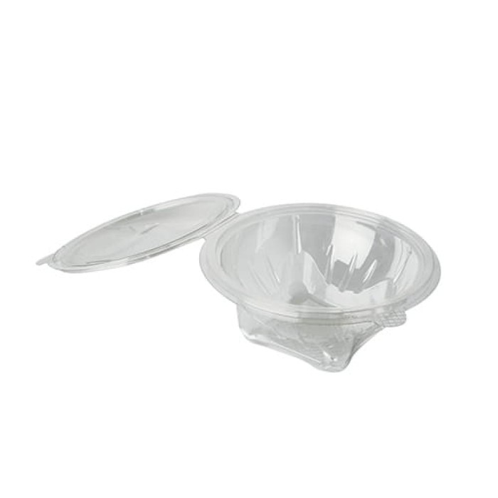 Pojemnik sałatkowy z pokrywka okrągły PET 750 ml - 50 sztuk