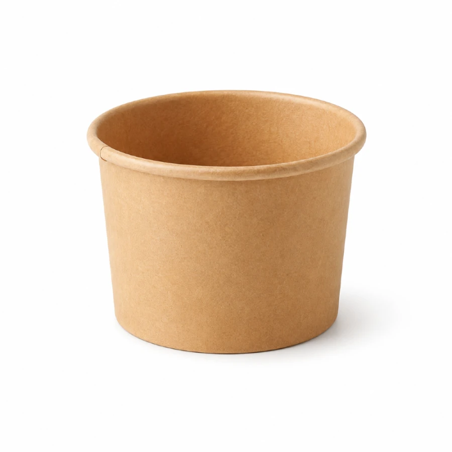 Pojemnik papierowy Kraft 45 ml fi 6 cm - 50 sztuk