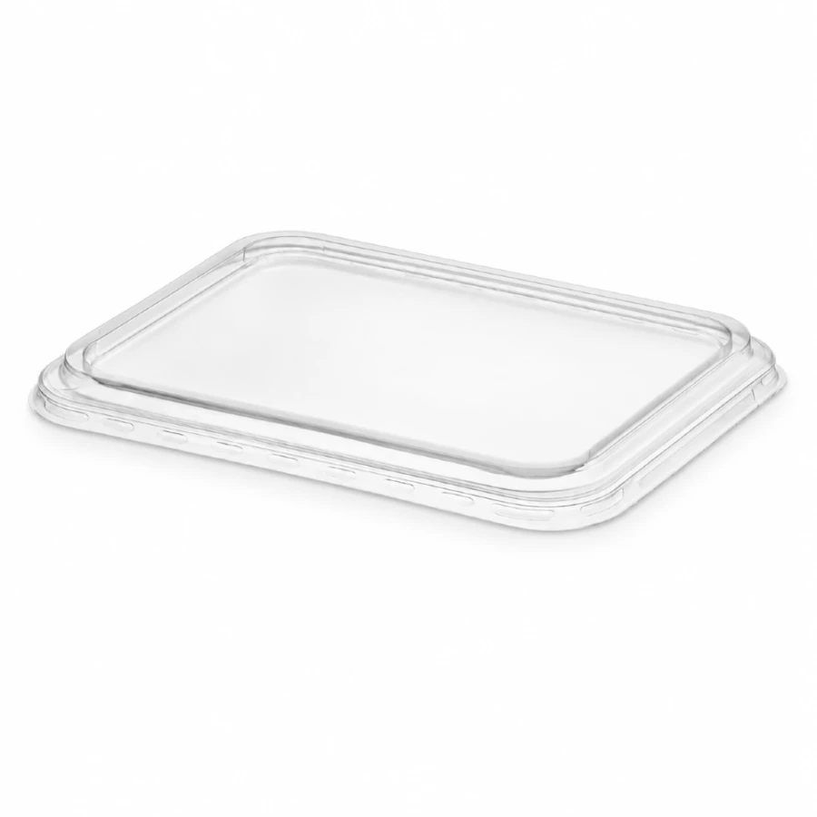 Pokrywka transparentna z PP do pojemnika do zgrzewu 227 x 178mm - 25 szt.
