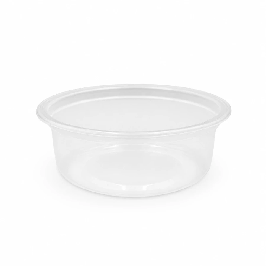 Pojemnik przezroczysty z PP na zupę 250 ml, fi 115 mm - 50 sztuk