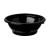 Pojemnik na sałatkę okrągły czarny PET 600 ml - 50 sztuk
