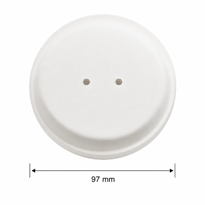 Pokrywka papierowa do pojemnika na zupę 470 ml fi 97 mm - 25 sztuk