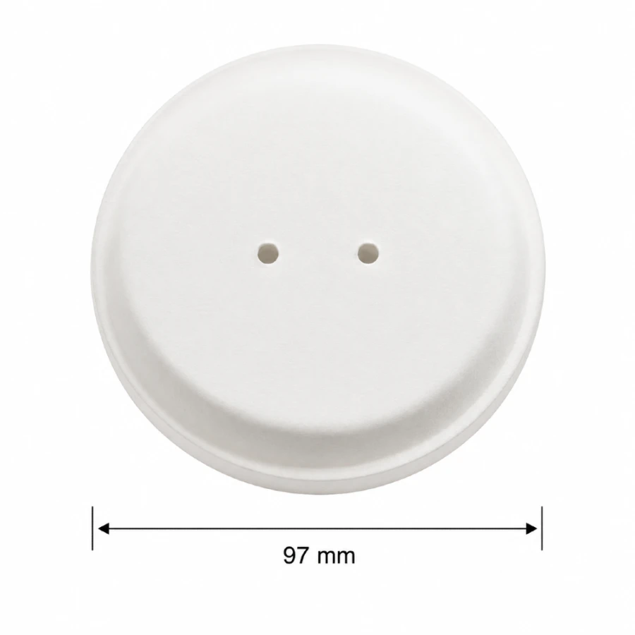 Pokrywka papierowa do pojemnika na zupę 470 ml fi 97 mm - 25 sztuk
