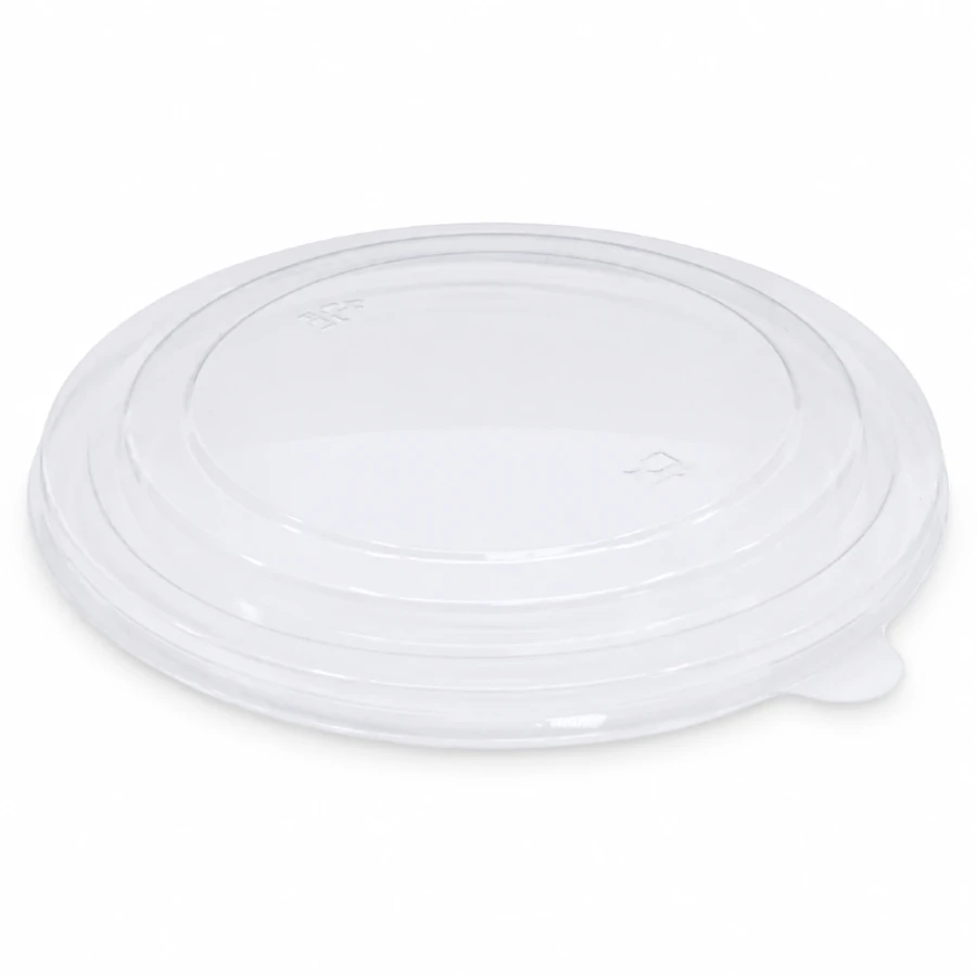 Pokrywka z rPET do okrągłego pojemnika, fi 184 mm, 1100-1300 ml - 50 sztuk