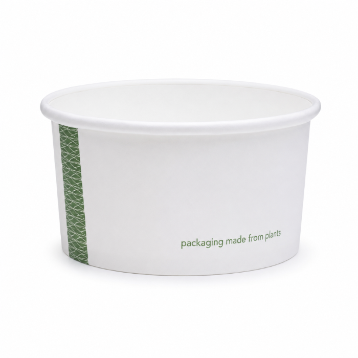 Pojemnik papierowy na zupy i deserki 180 ml fi 90 mm - 50 sztuk