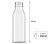 Butelka transparentna rPET 250 ml okrągła - 200 szt