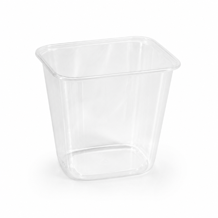 Pojemnik prostokątny PP 500ml PRA500RC - 100 sztuk