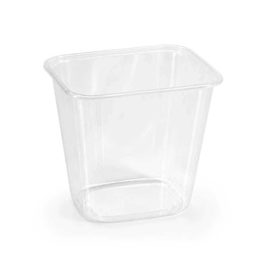 Pojemnik prostokątny PP 500ml PRA500RC - 100 sztuk