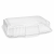 Pojemnik cukierniczy na ciasto PET 20,6 cm x 15,6 cm x 7 cm - 50 sztuk