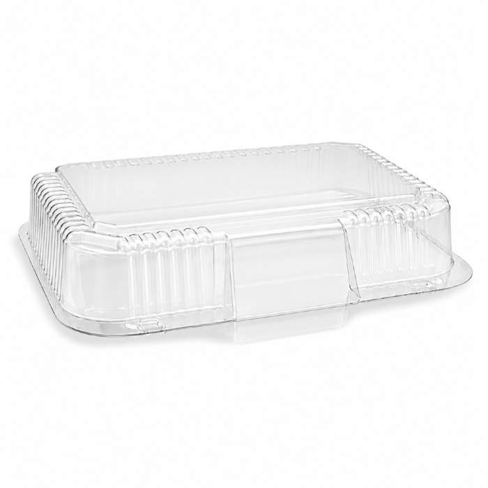 Pojemnik cukierniczy na ciasto PET 20,6 cm x 15,6 cm x 7 cm - 50 sztuk