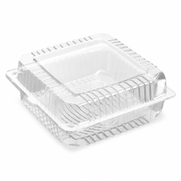 Opakowanie cukiernicze na ciasta PET 20,4 cm x 20,4 cm x 8,3 cm - 50 sztuk