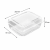 Opakowanie cukiernicze na ciasta PET 25,3 cm x 19,1 cm x 9,3 cm - 50 sztuk