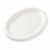 Talerz owalny z trzciny cukrowej 320 mm x 253 mm - 50 sztuk
