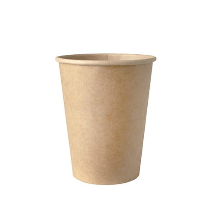 Kubek z papieru Kraft 300 ml fi 9 cm - 100 sztuk