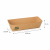 Tacka papierowa na przekąski kraft 10,5 cm x 3,3 cm x 3 cm - 80 sztuk