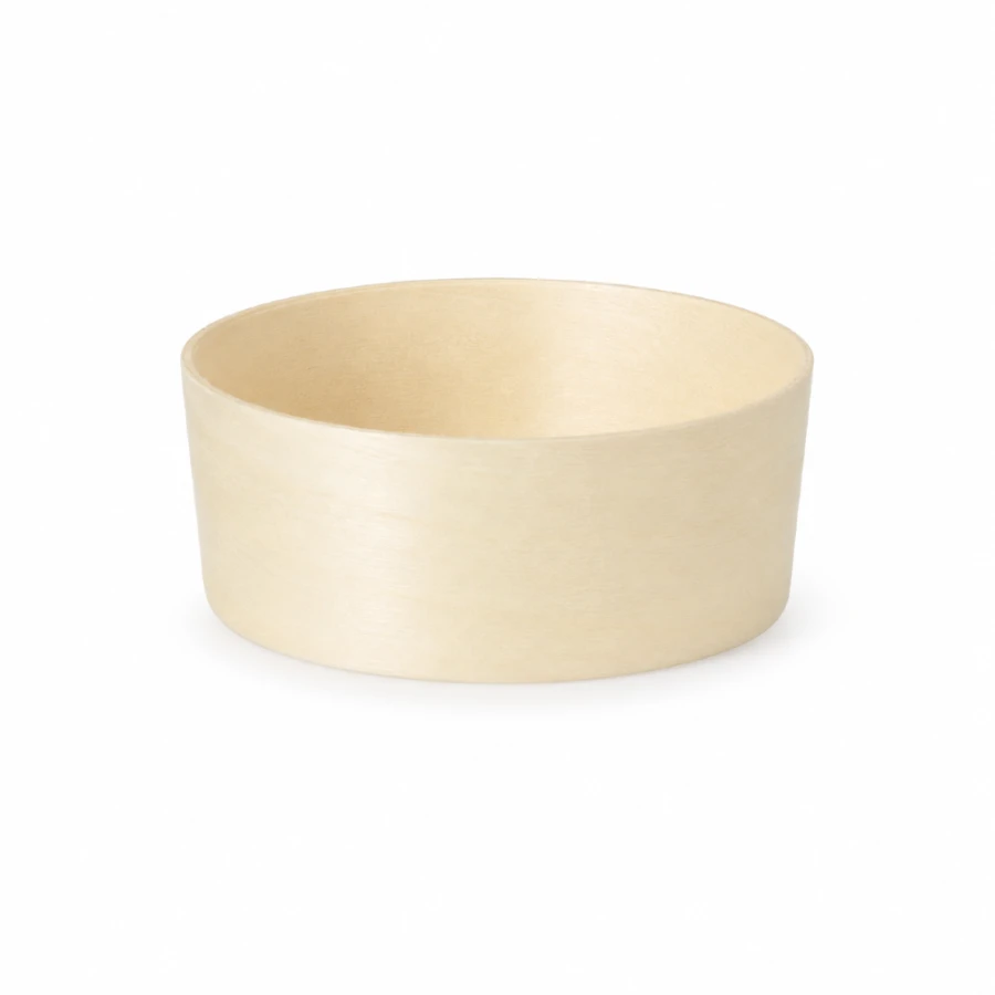 Drewniane miseczki fingerfood okrągłe fi 5 cm - 50 sztuk