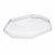 Pokrywka do tacy cateringowej transparentna PET 36 cm x 26 cm x 6,3 cm - 10 sztuk