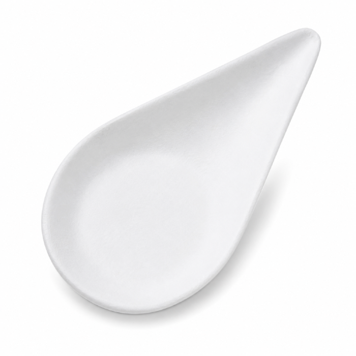 Tacka do przekąsek łyżeczka z trzciny cukrowej 11 cm - 50 sztuk