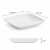Tacka do przekąsek kwadrat z trzciny cukrowej 6,35 cm x 6,35 cm - 50 sztuk